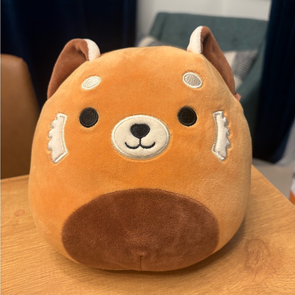 Squishmallows Orange and Brown Stuffed Animal